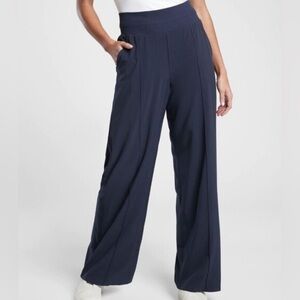 ATHLETA Nolita Wide Leg Pant in Navy